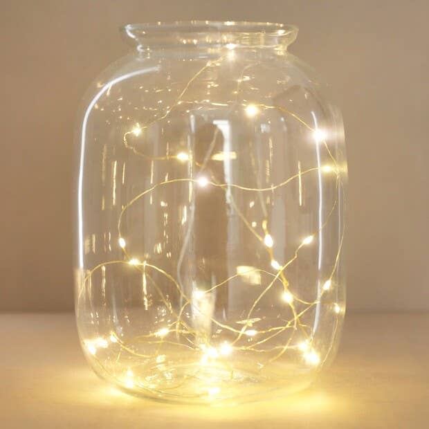 Silver Battery Power String Lights