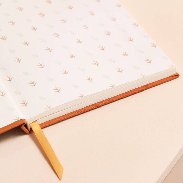 Burnt Orange Bee Notebook