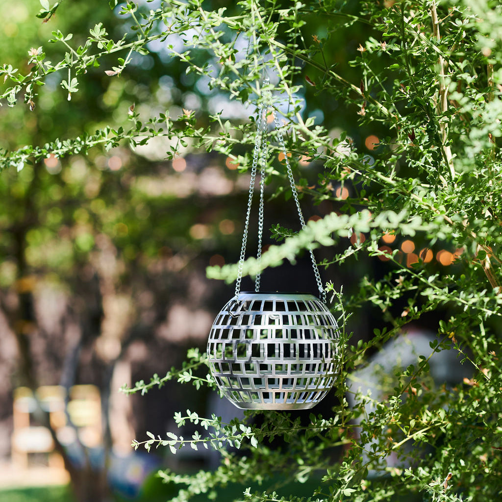 6" Disco Ball Solar Lantern