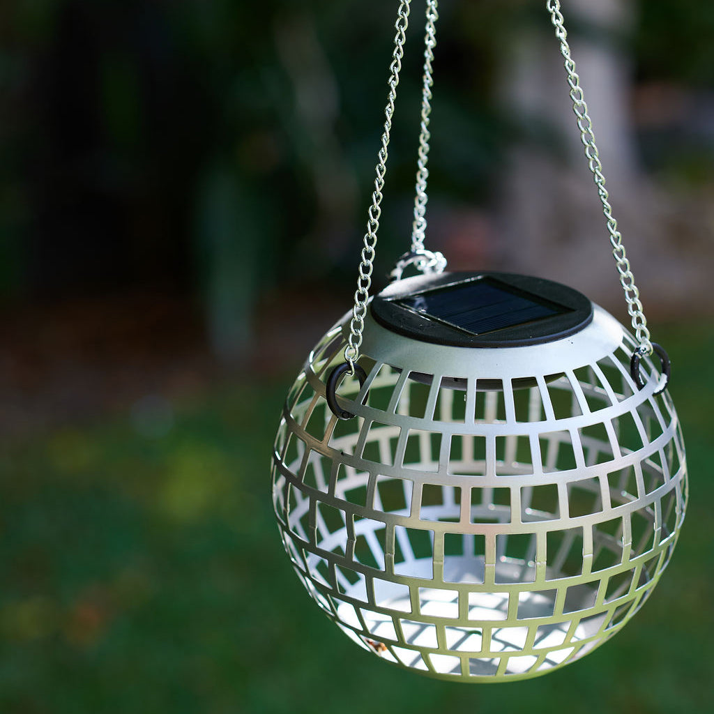 6" Disco Ball Solar Lantern