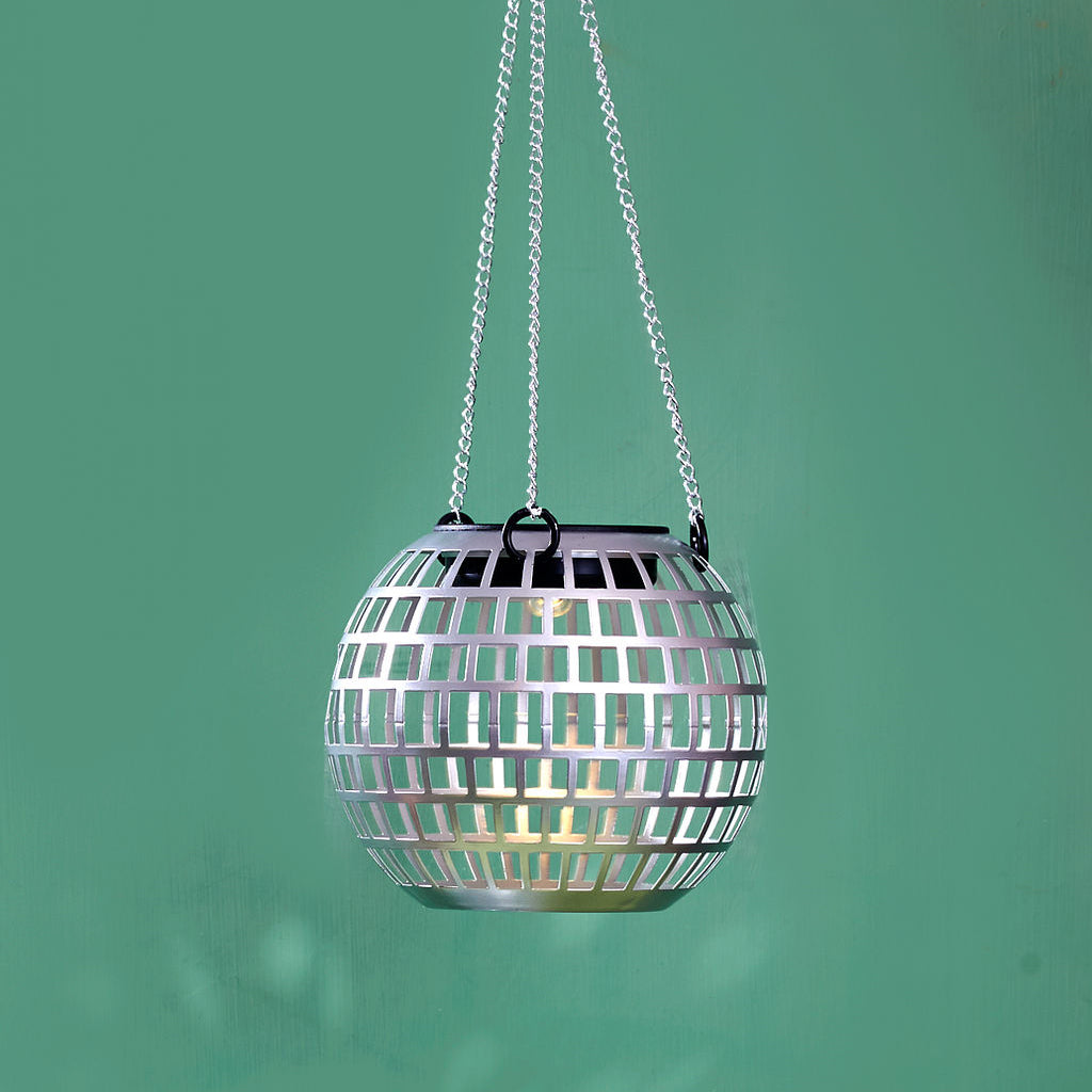 6" Disco Ball Solar Lantern