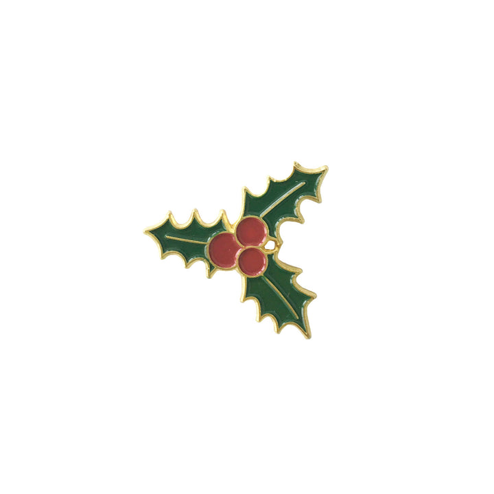 Holly Enamel Pin